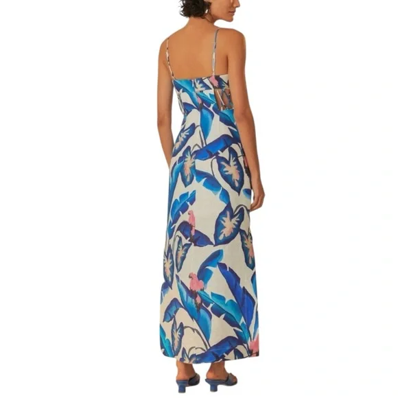 NWT FARM Rio Foliage Maxi Dress Size M - Picture 4 of 11